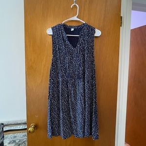Old Navy Woven Boho Navy Print Dress